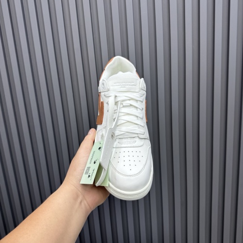 Off-White Out of Office OOO Leather Sneakers Fashion Couple Shoes