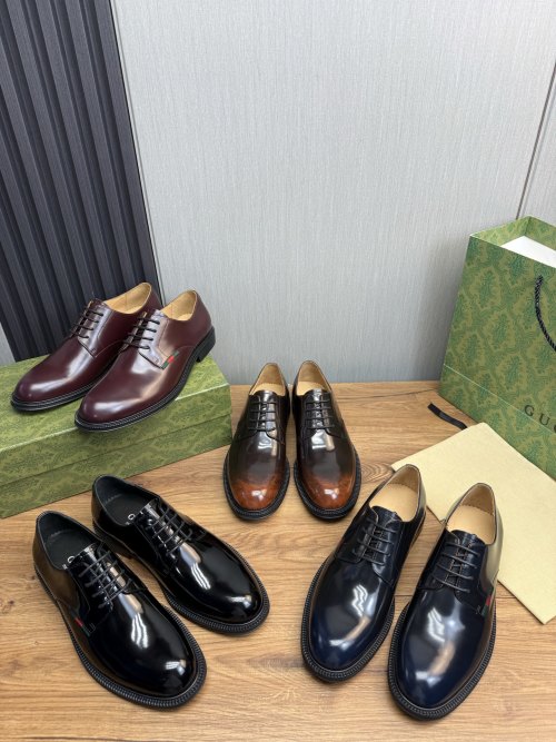 Gucci Men's Leather Dress Shoes, Business Casual, Comfortable Experience 1 Gucci Men's Leather Dress Shoes, Business Casual, Comfortable Experience