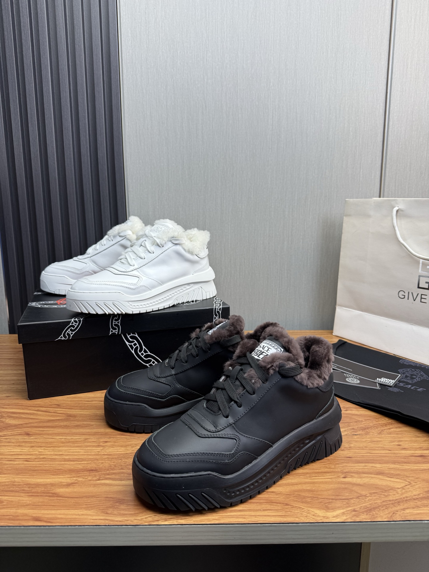 Versace Style Leather Men's Shoes Lookbook Reference image 1