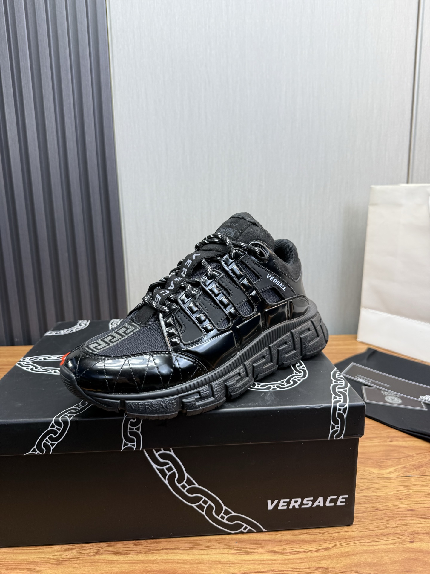 Versace Style Leather Men's Shoes Lookbook Reference image 1