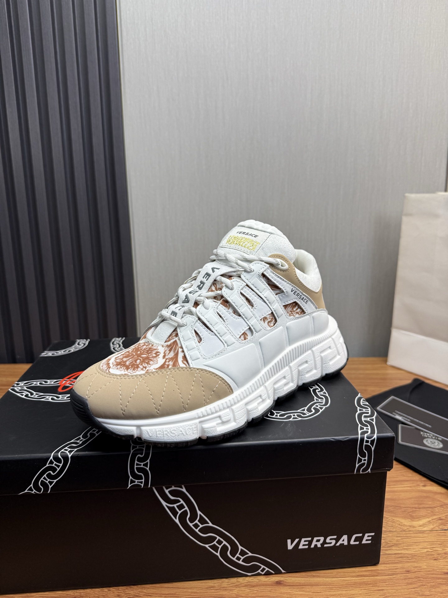 Versace Style Leather Men's Shoes Lookbook Reference image 1
