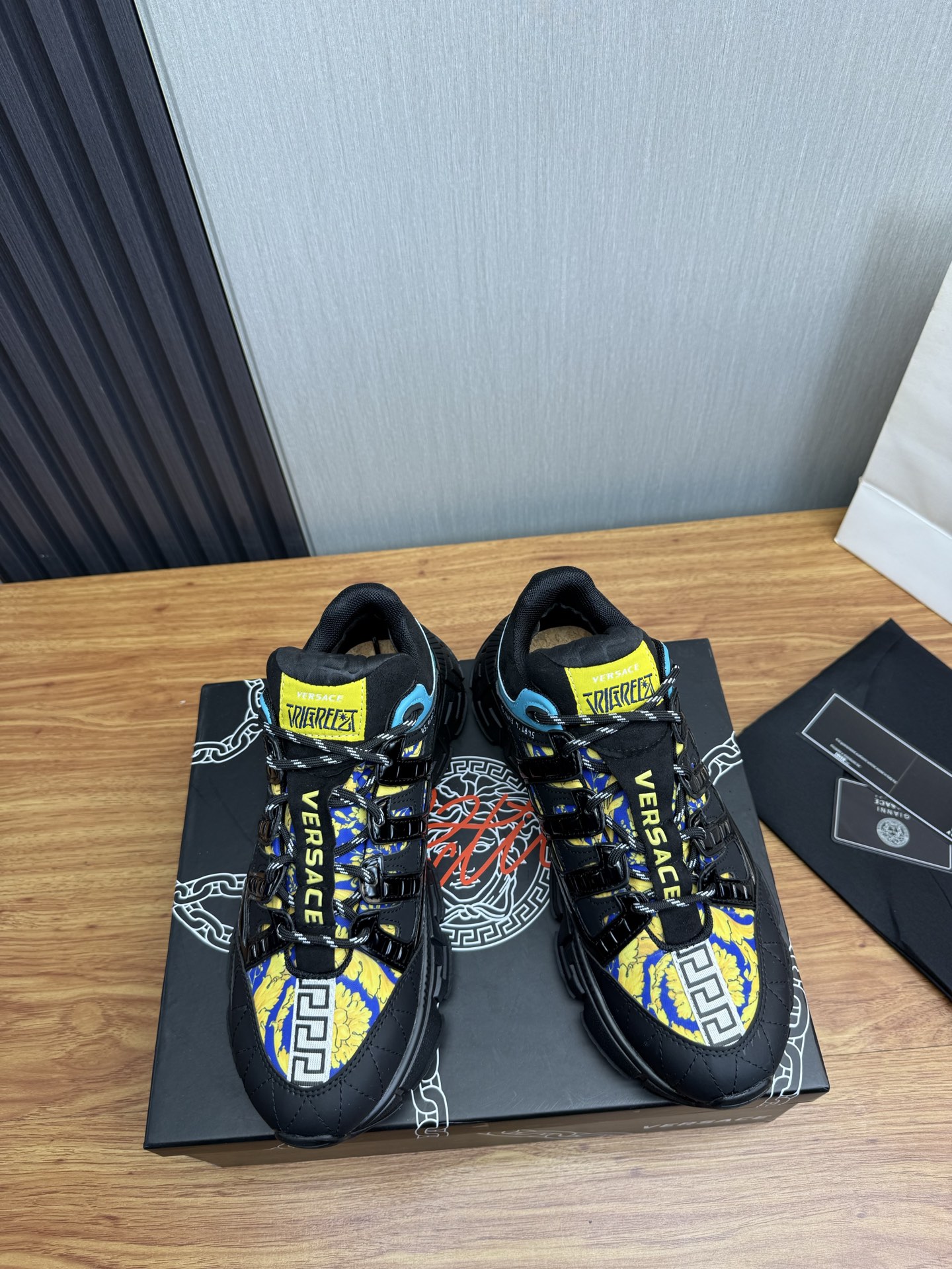 Versace Style Leather Men's Shoes Lookbook Reference image 2
