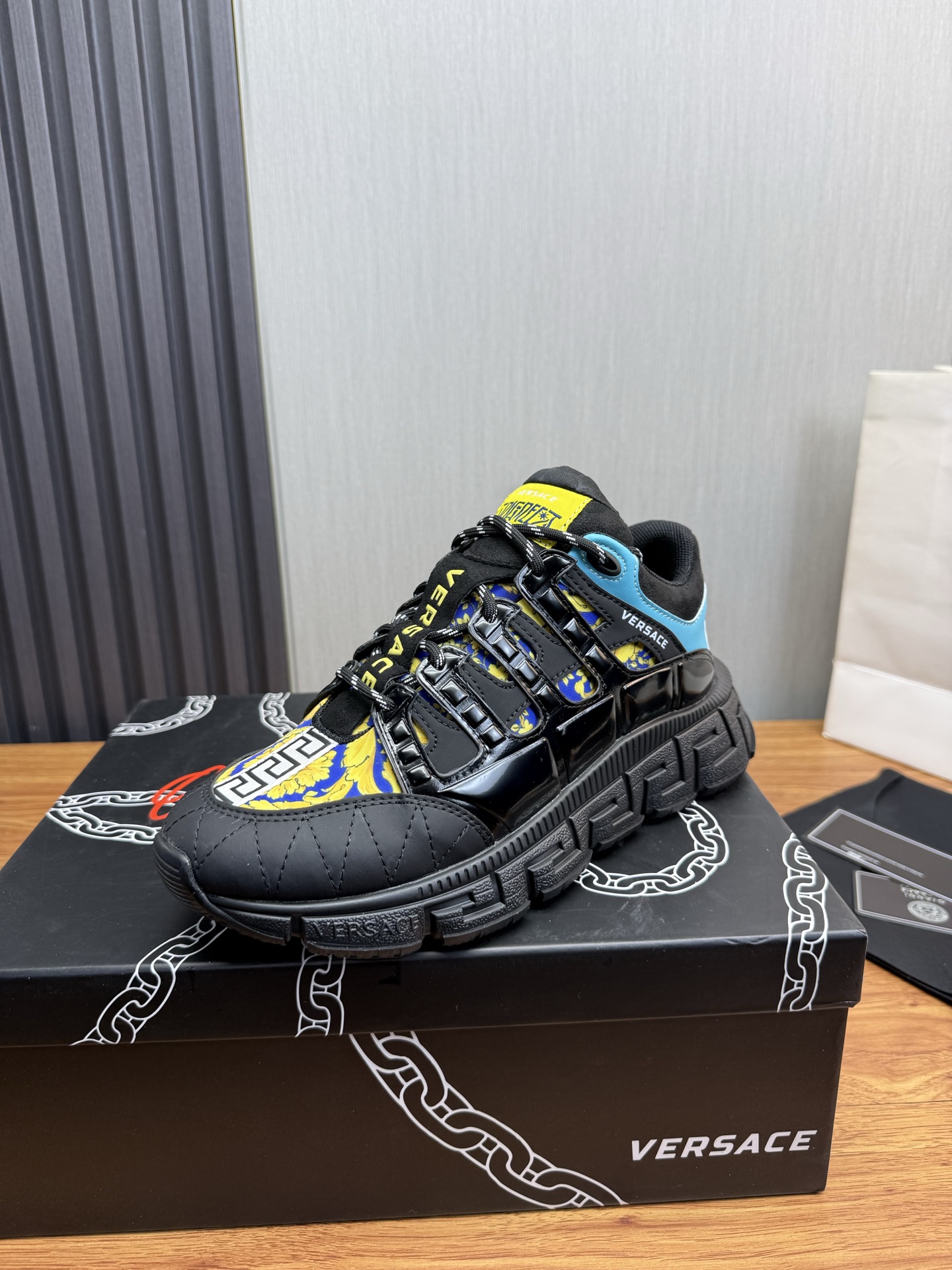 Versace Style Leather Men's Shoes Lookbook Reference image 1