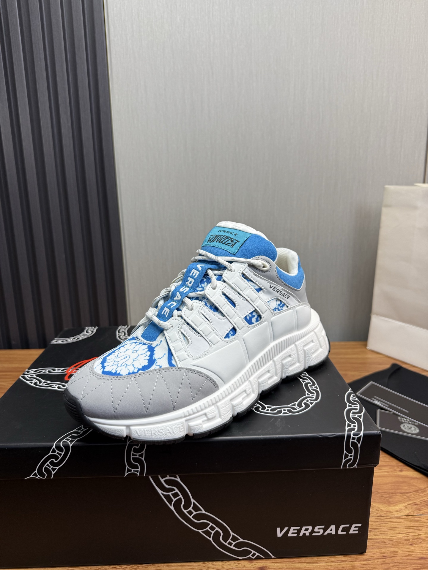 Versace Style Leather Men's Shoes Lookbook Reference image 1