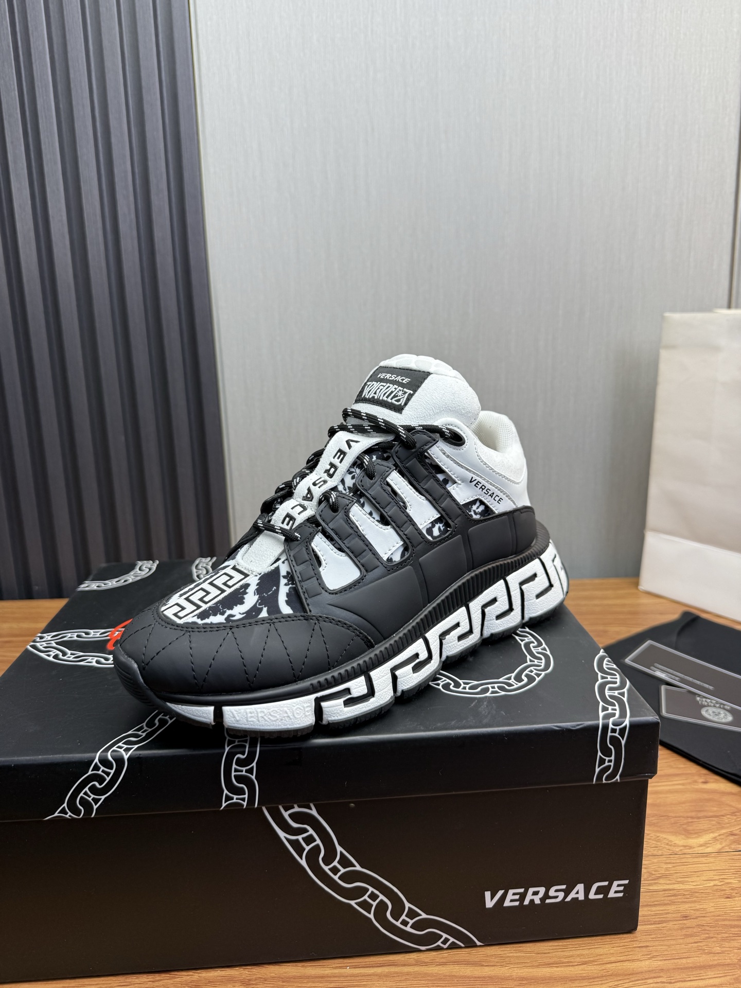 Versace Style Leather Men's Shoes Lookbook Reference image 1