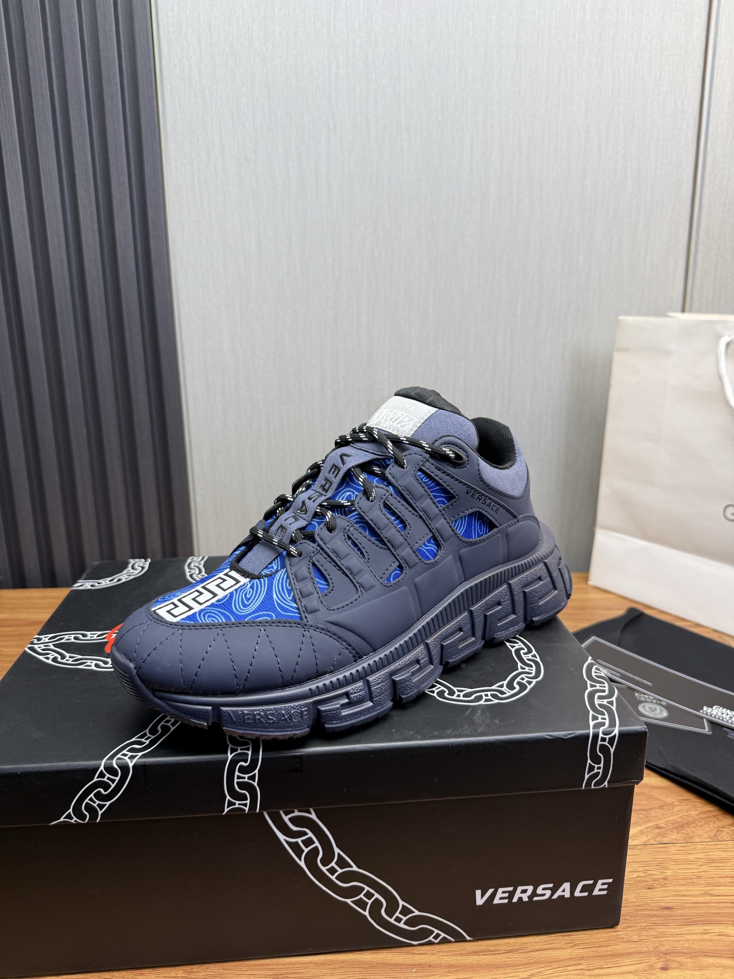 Versace Style Leather Men's Shoes Lookbook Reference image 1