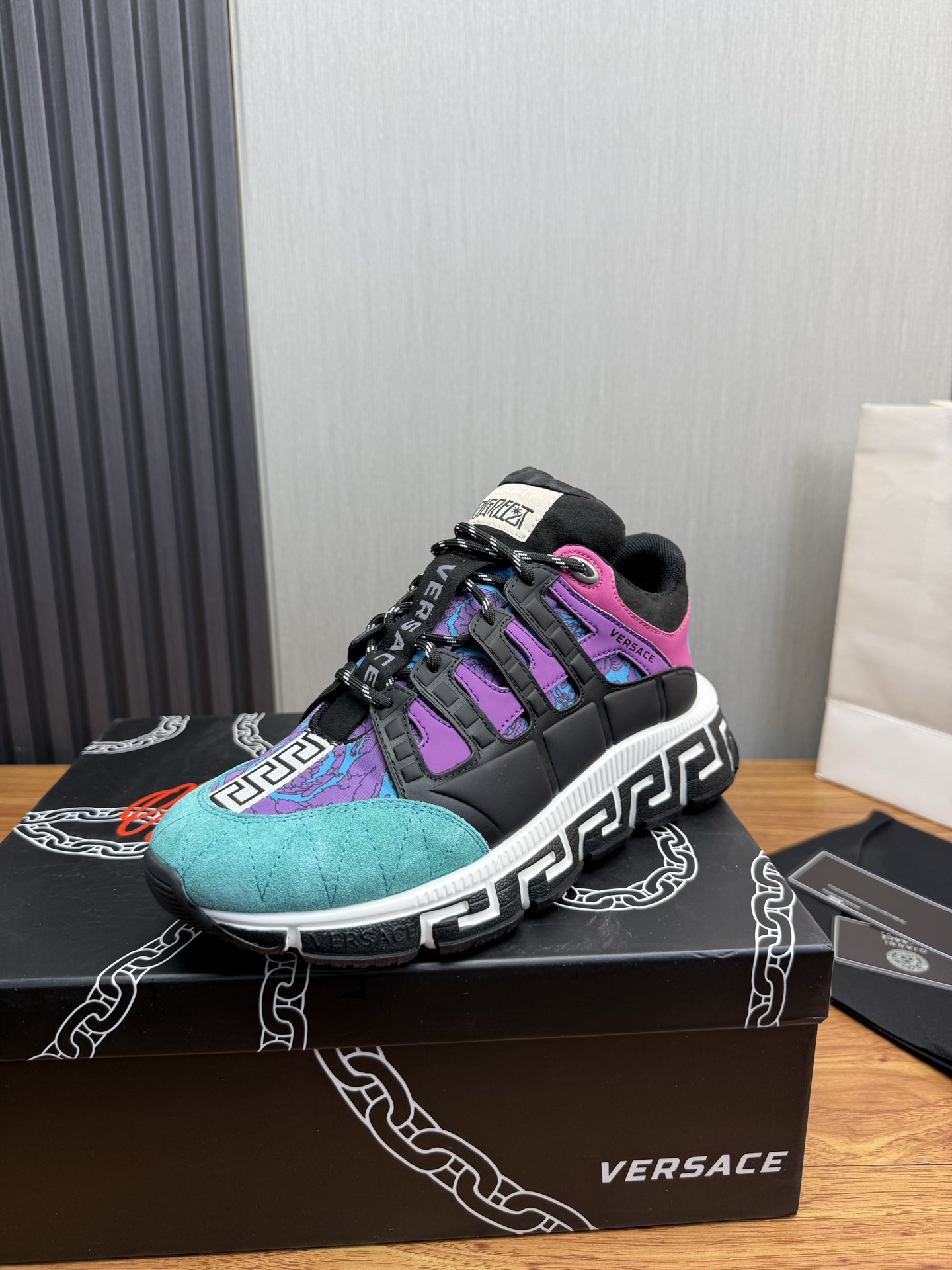 Versace Style Leather Men's Shoes Lookbook Reference image 1