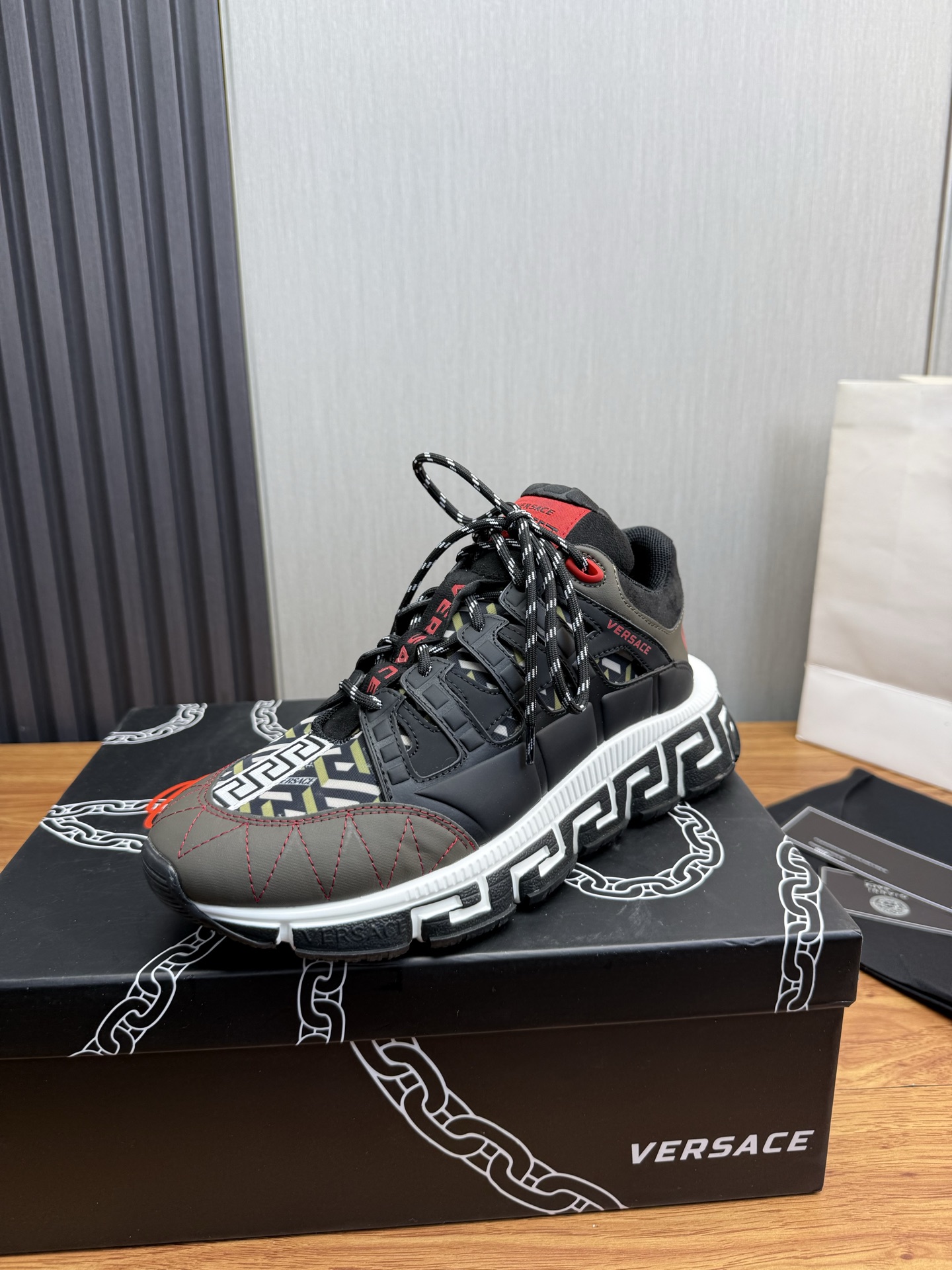 Versace Style Leather Men's Shoes Lookbook Reference image 1