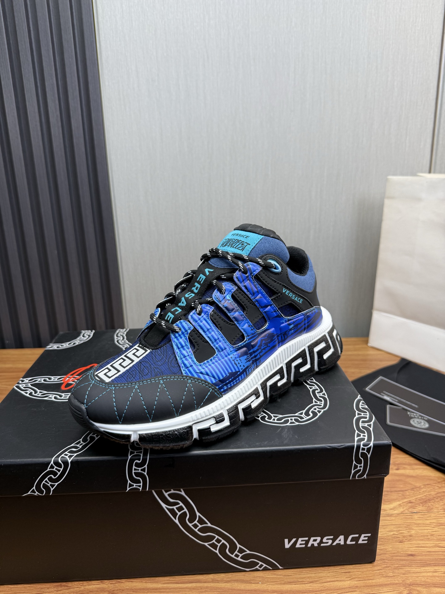 Versace Style Leather Men's Shoes Lookbook Reference image 1