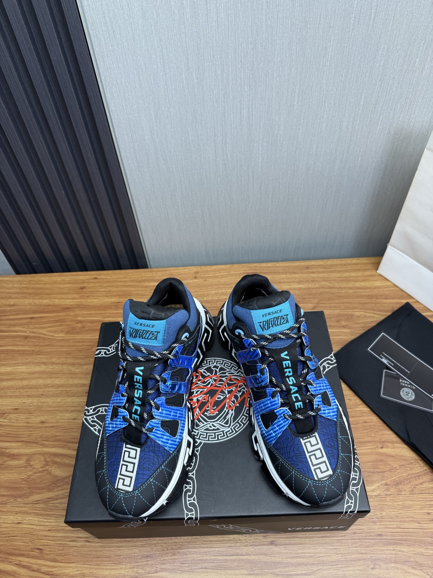 Versace Style Leather Men's Shoes Lookbook Reference image 2