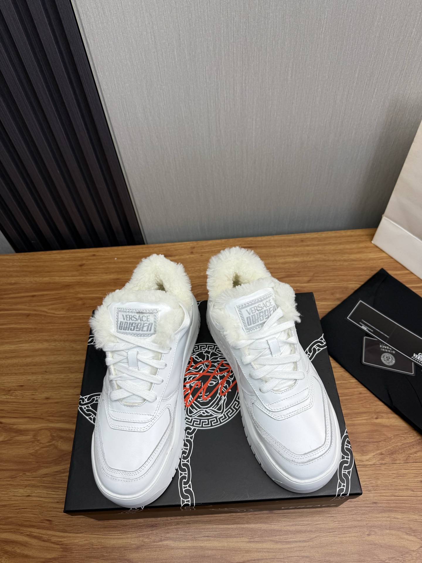 Versace Style Leather Men's Shoes Lookbook Reference image 2