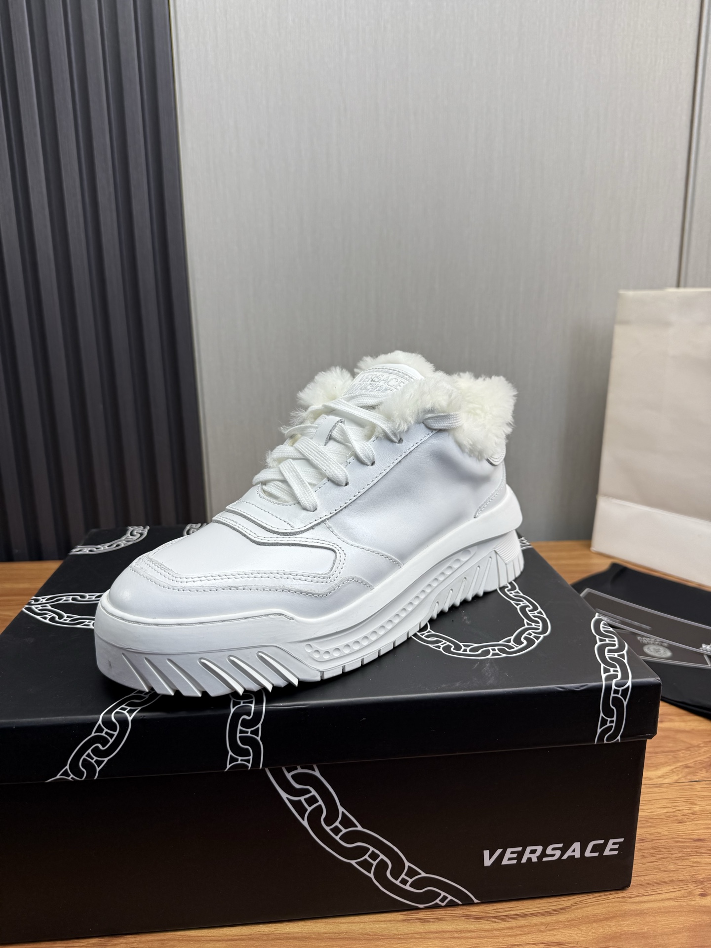 Versace Style Leather Men's Shoes Lookbook Reference image 1