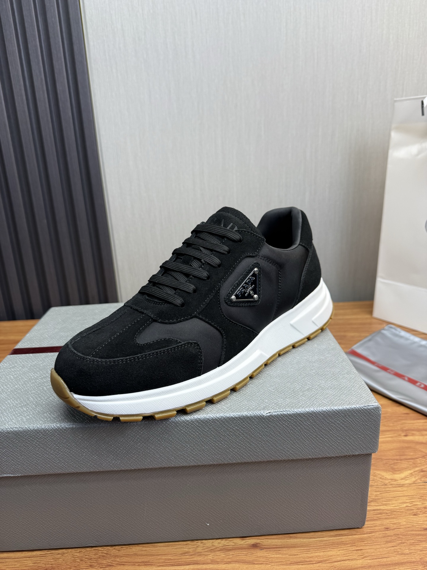 Prada Style Leather Men's Shoes Lookbook Reference image 1