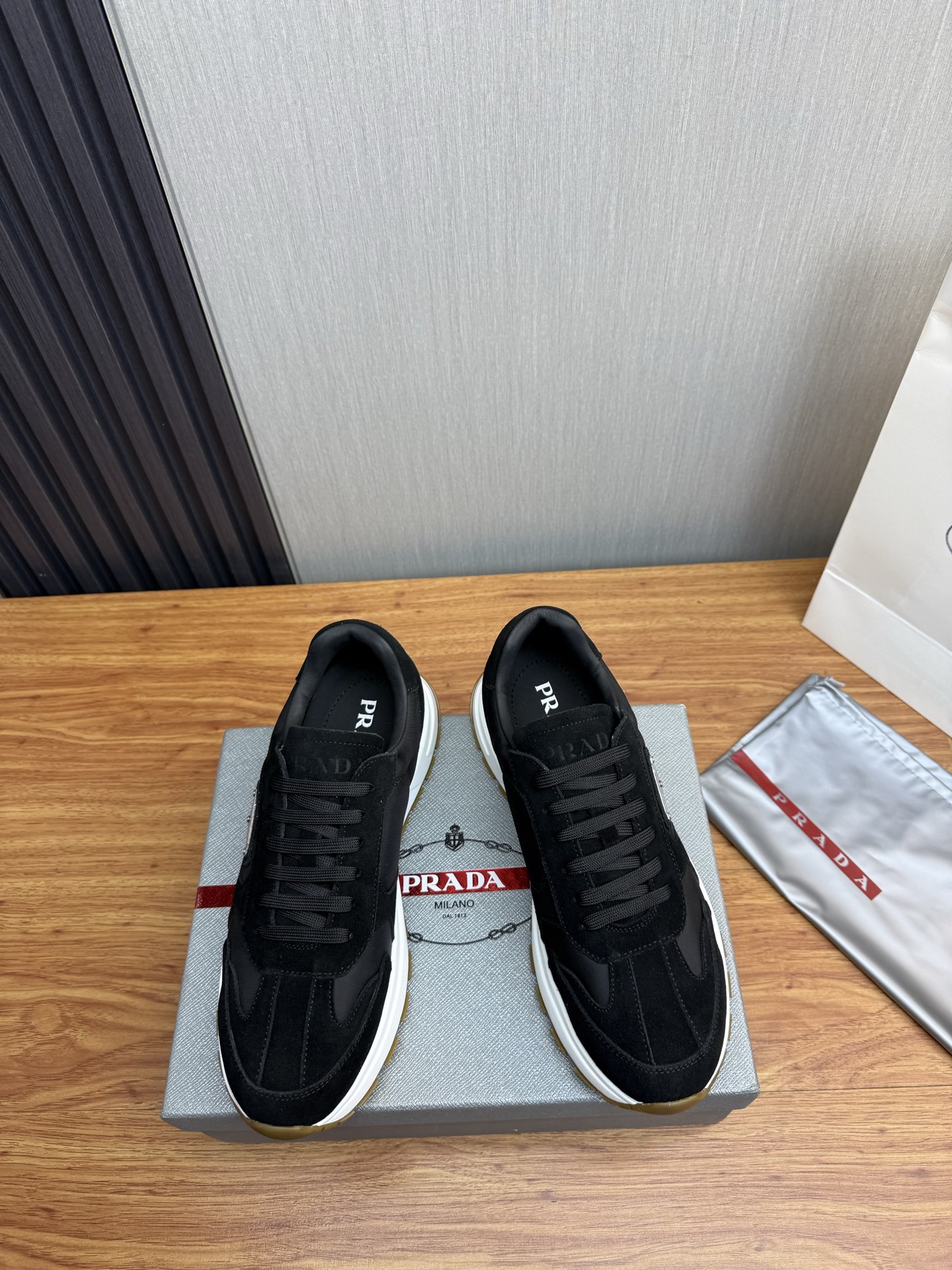 Prada Style Leather Men's Shoes Lookbook Reference image 2