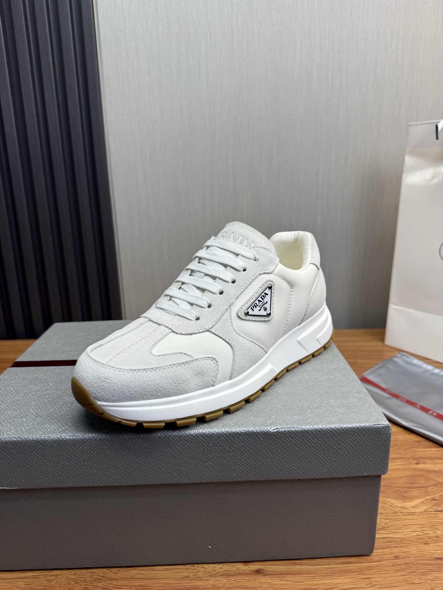 Prada Style Leather Men's Shoes Lookbook Reference image 1