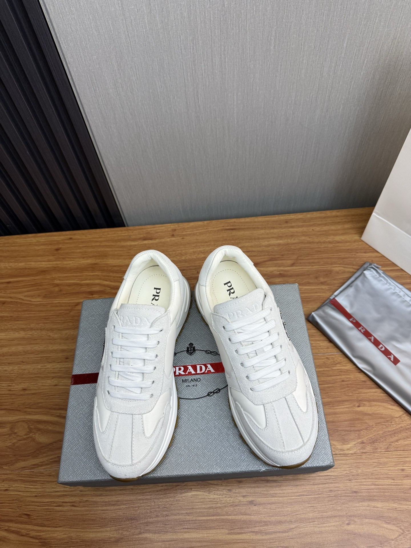 Prada Style Leather Men's Shoes Lookbook Reference image 2