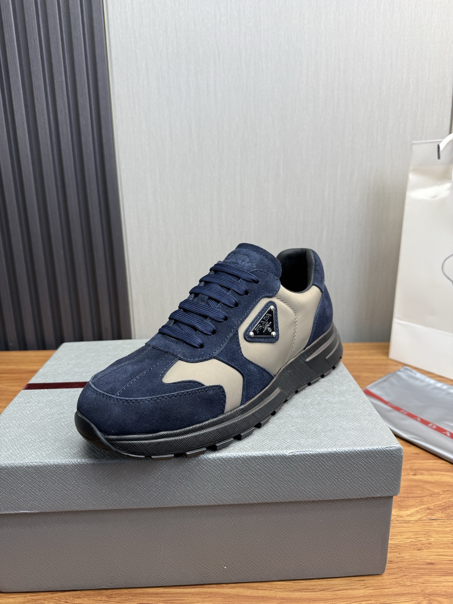 Prada Style Leather Men's Shoes Lookbook Reference image 1