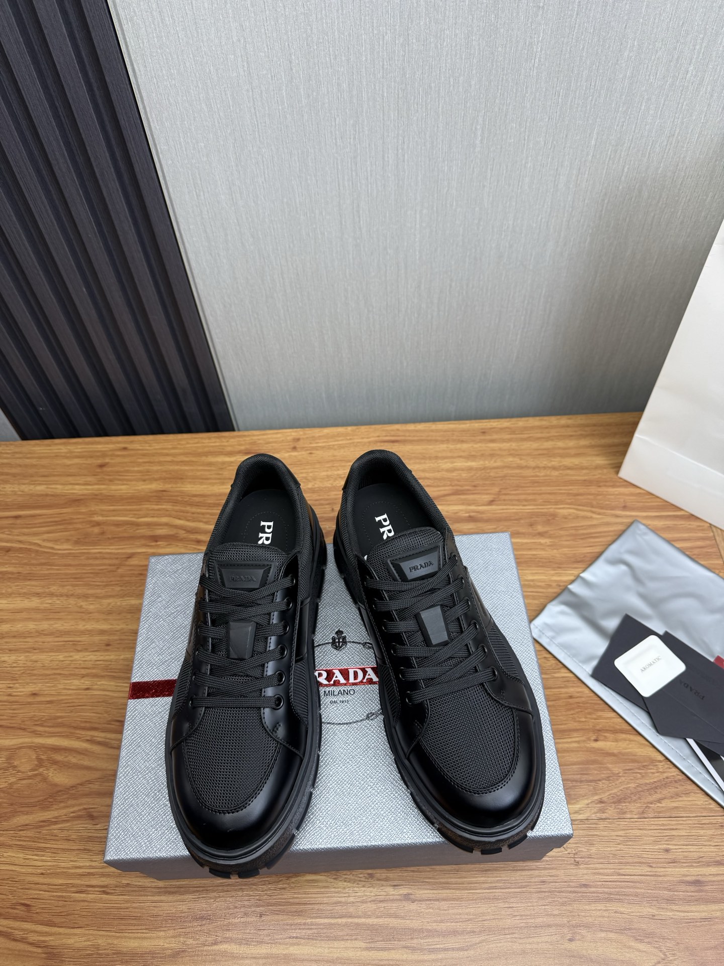 Prada Style Leather Men's Shoes Lookbook Reference image 2