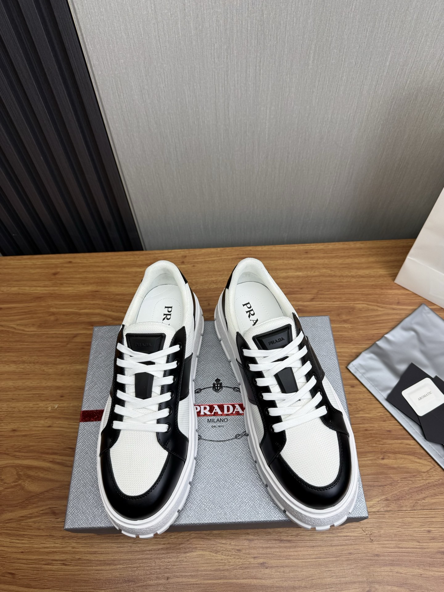 Prada Style Leather Men's Shoes Lookbook Reference image 2