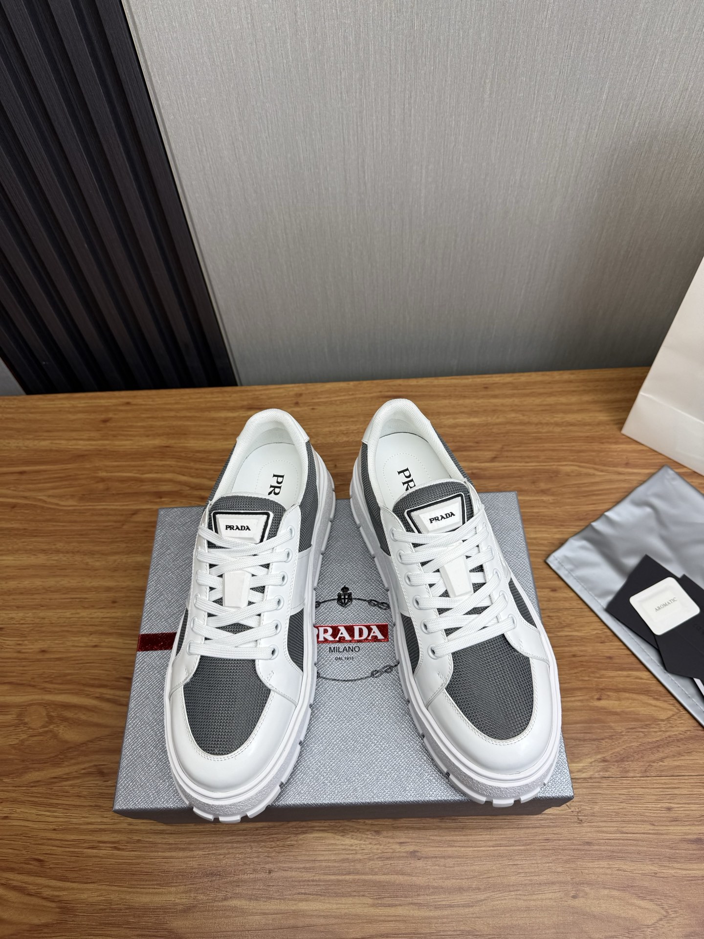 Prada Style Leather Men's Shoes Lookbook Reference image 2