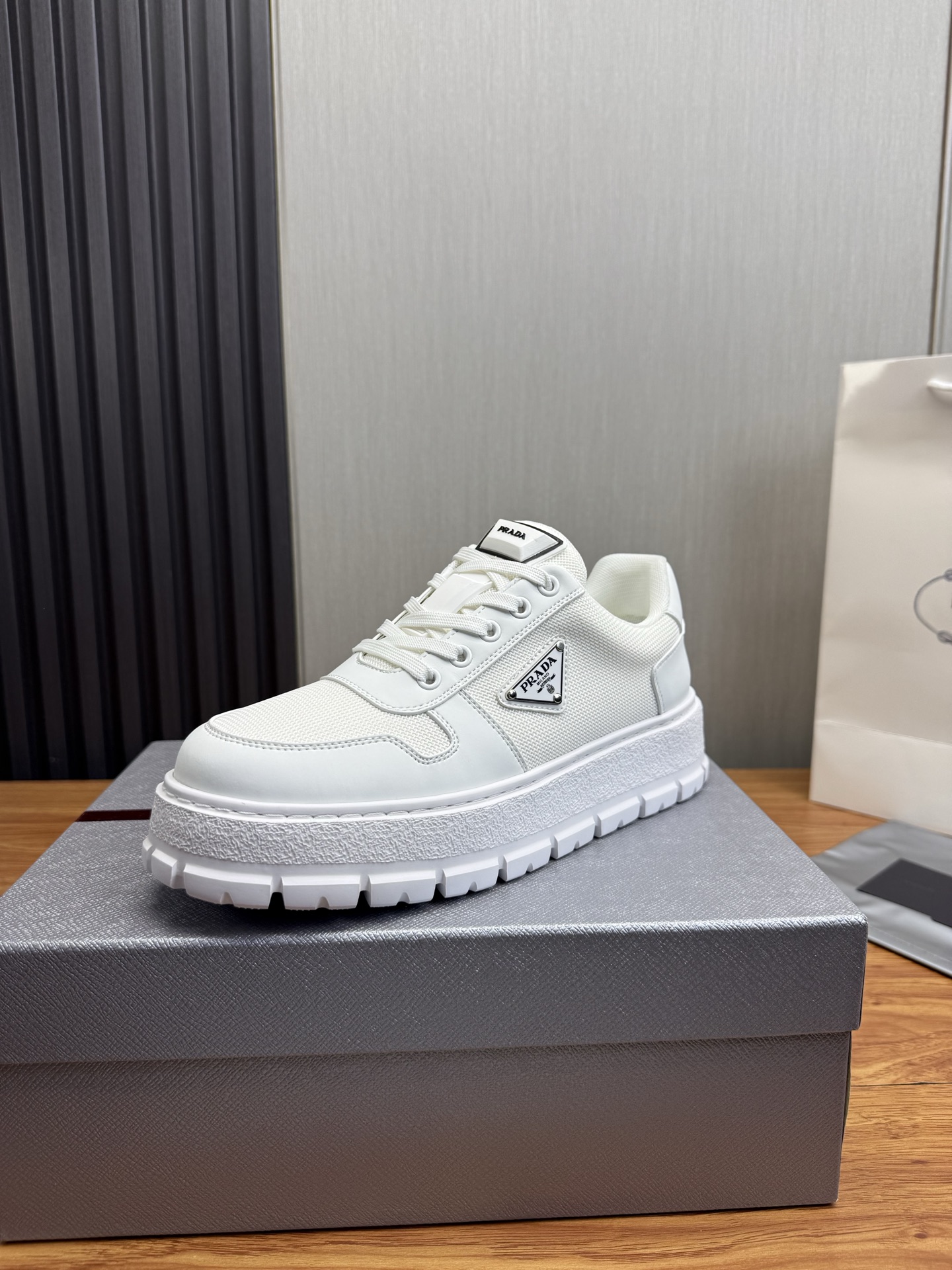 Prada Style Leather Men's Shoes Lookbook Reference image 1