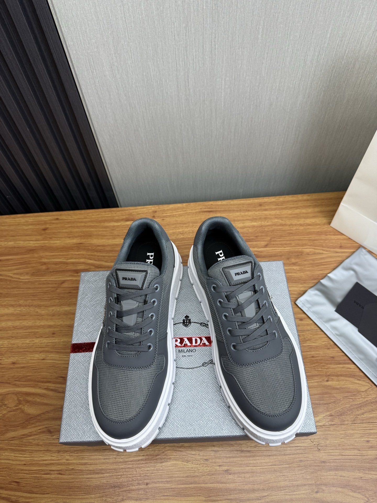 Prada Style Leather Men's Shoes Lookbook Reference image 2