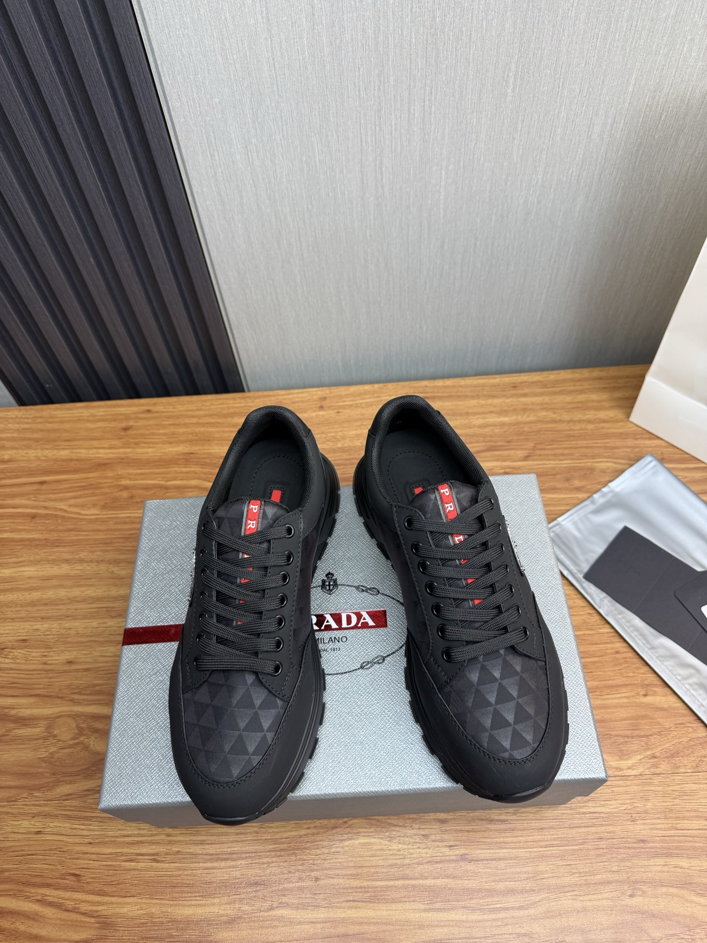 Prada Style Leather Men's Shoes Lookbook Reference image 2