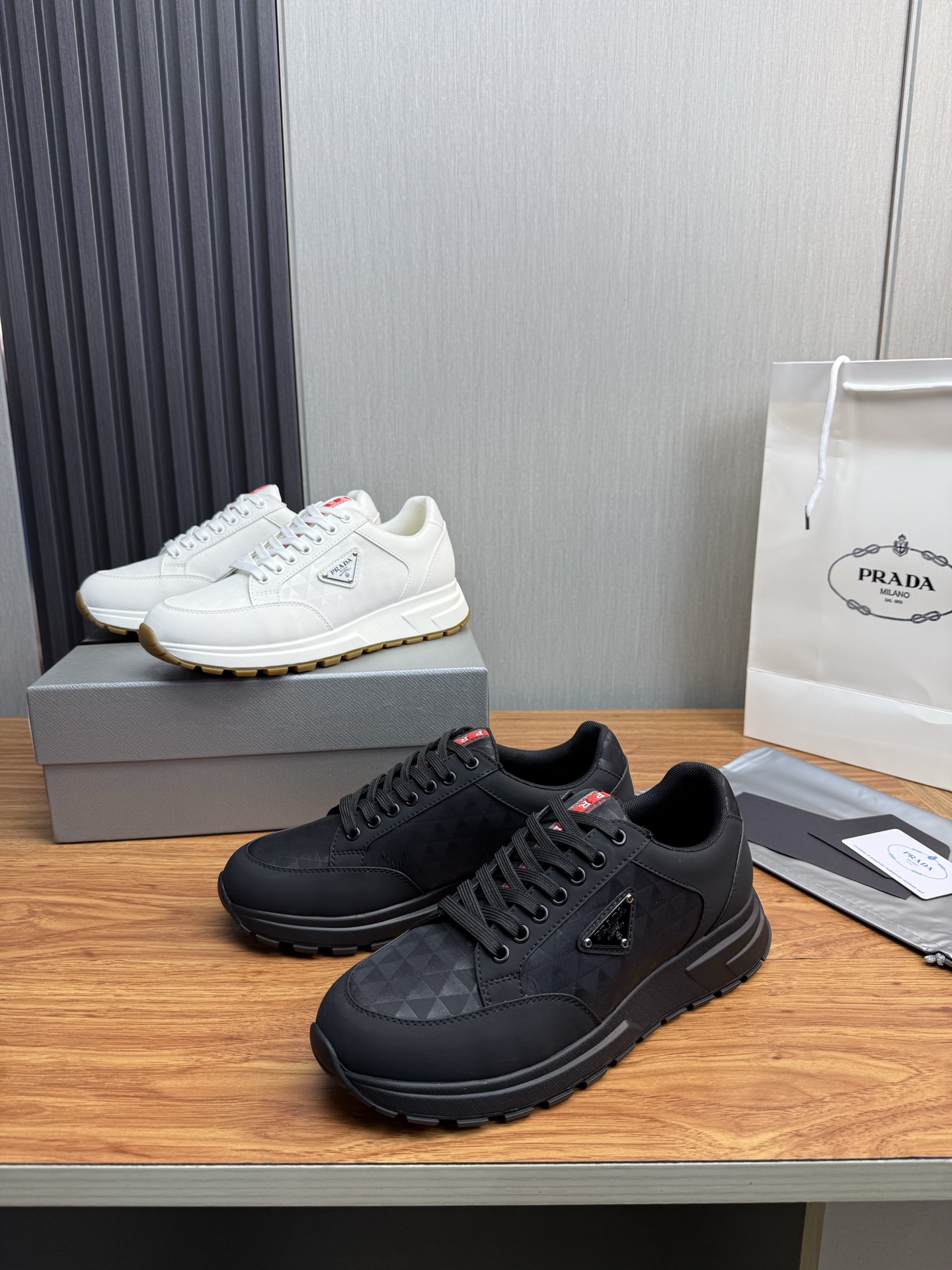 Prada Style Leather Men's Shoes Lookbook Reference image 1