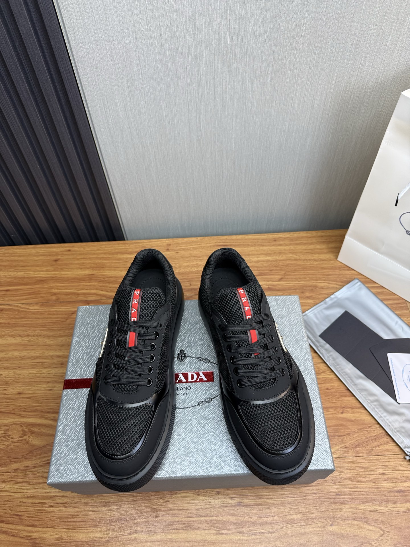 Prada Style Leather Men's Shoes Lookbook Reference image 2