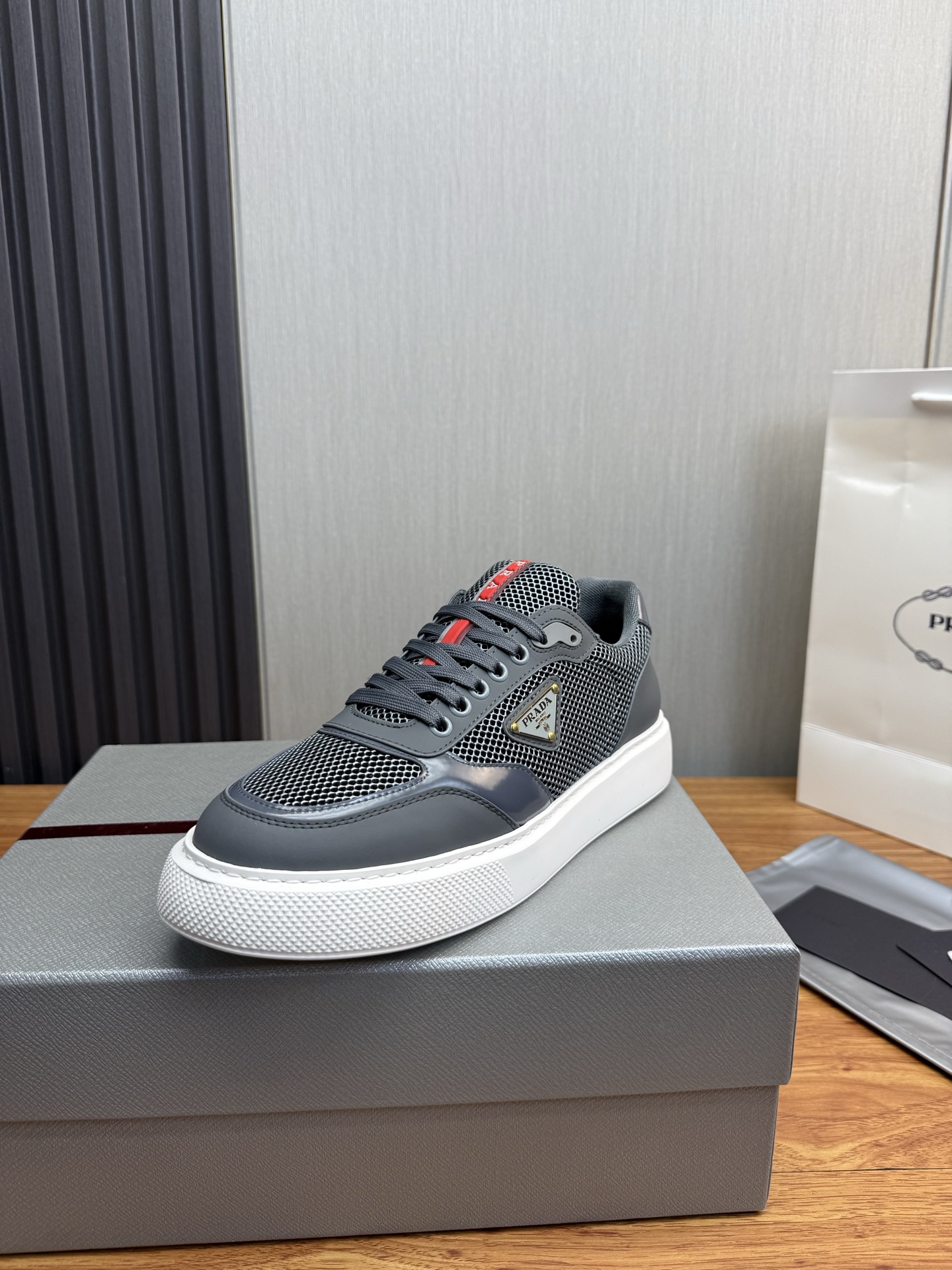 Prada Style Leather Men's Shoes Lookbook Reference image 1