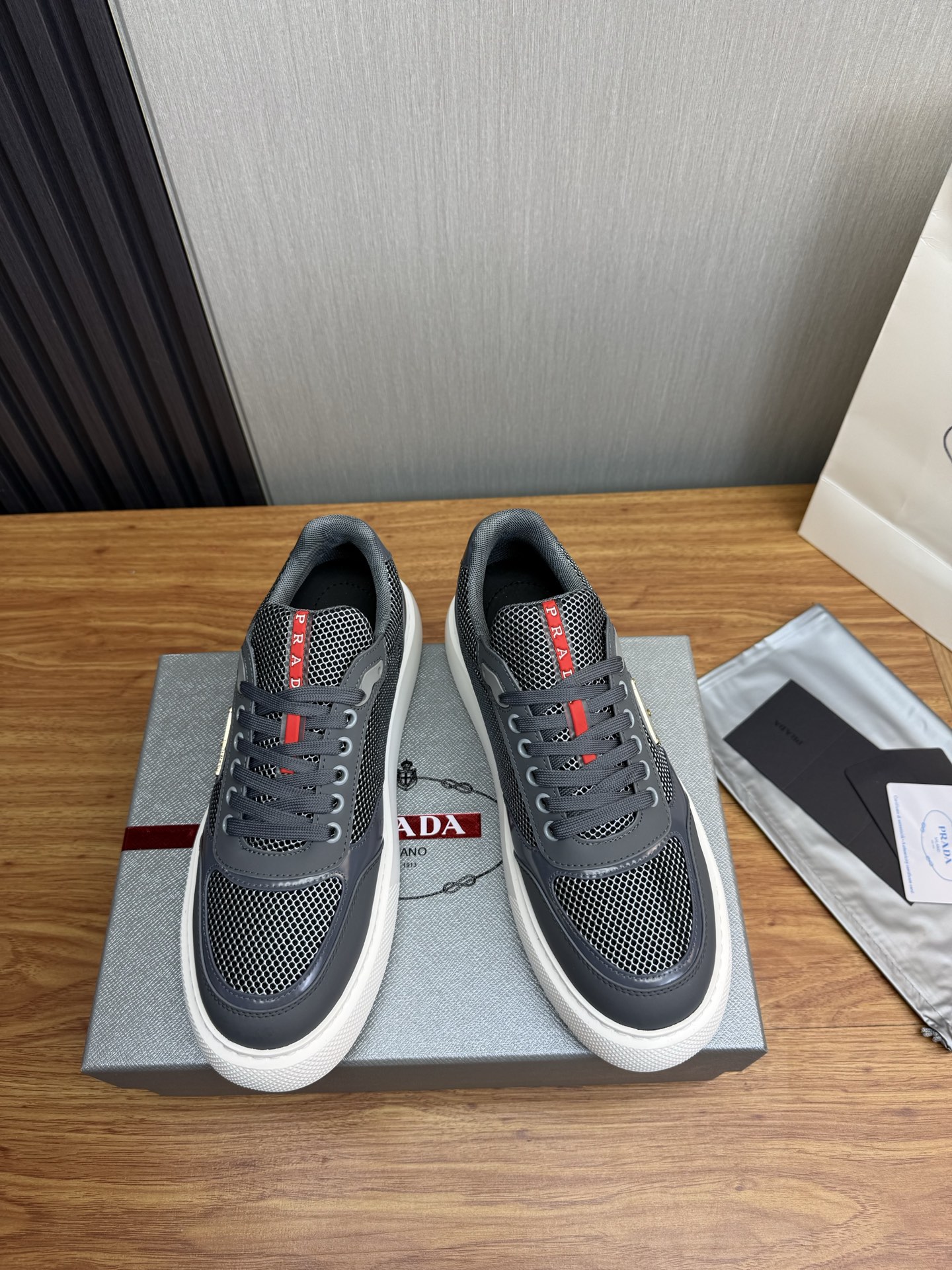 Prada Style Leather Men's Shoes Lookbook Reference image 2