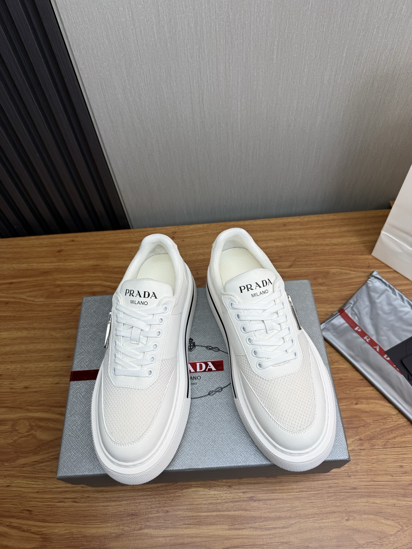 Prada Style Leather Men's Shoes Lookbook Reference image 2