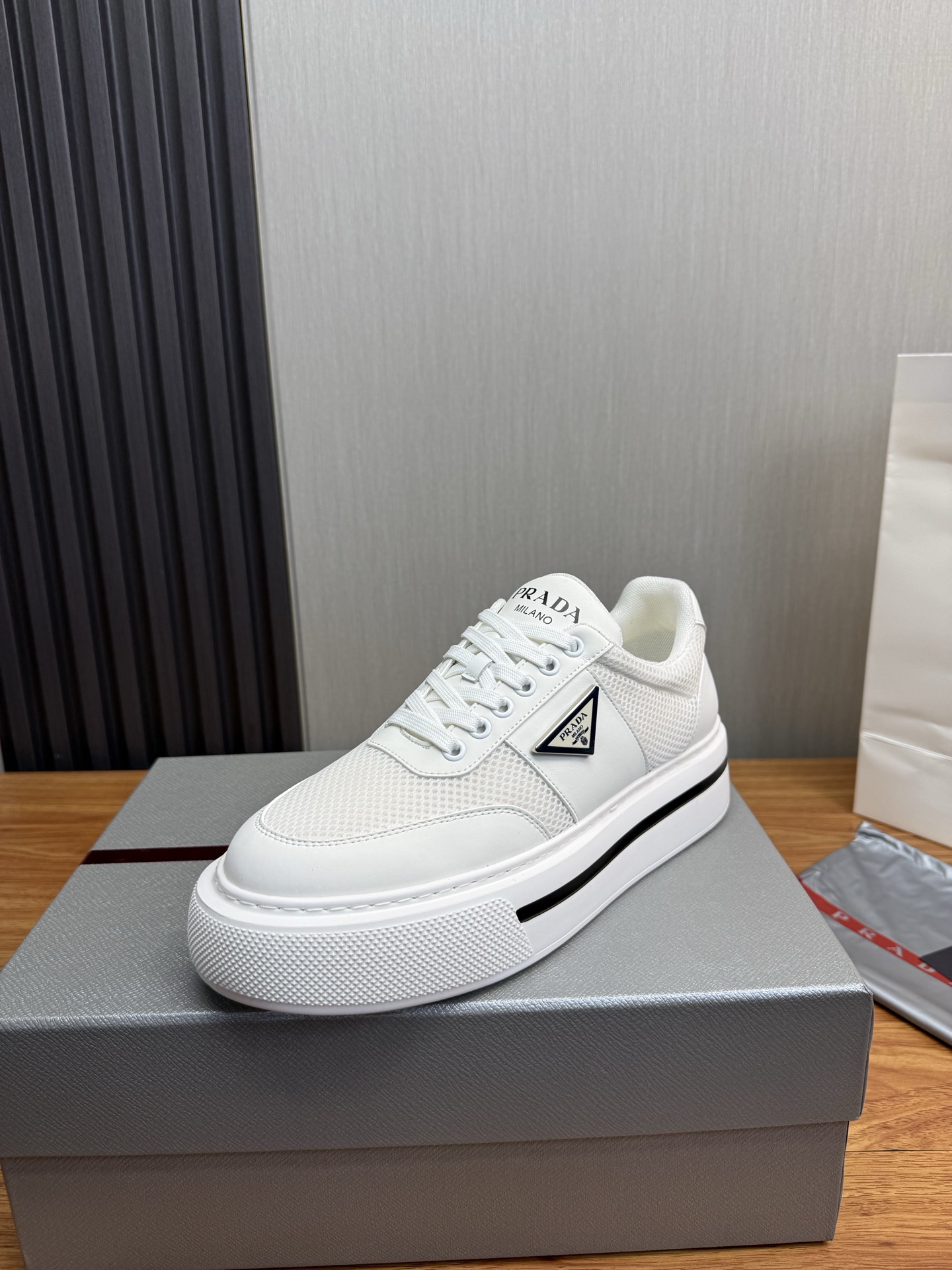 Prada Style Leather Men's Shoes Lookbook Reference image 1