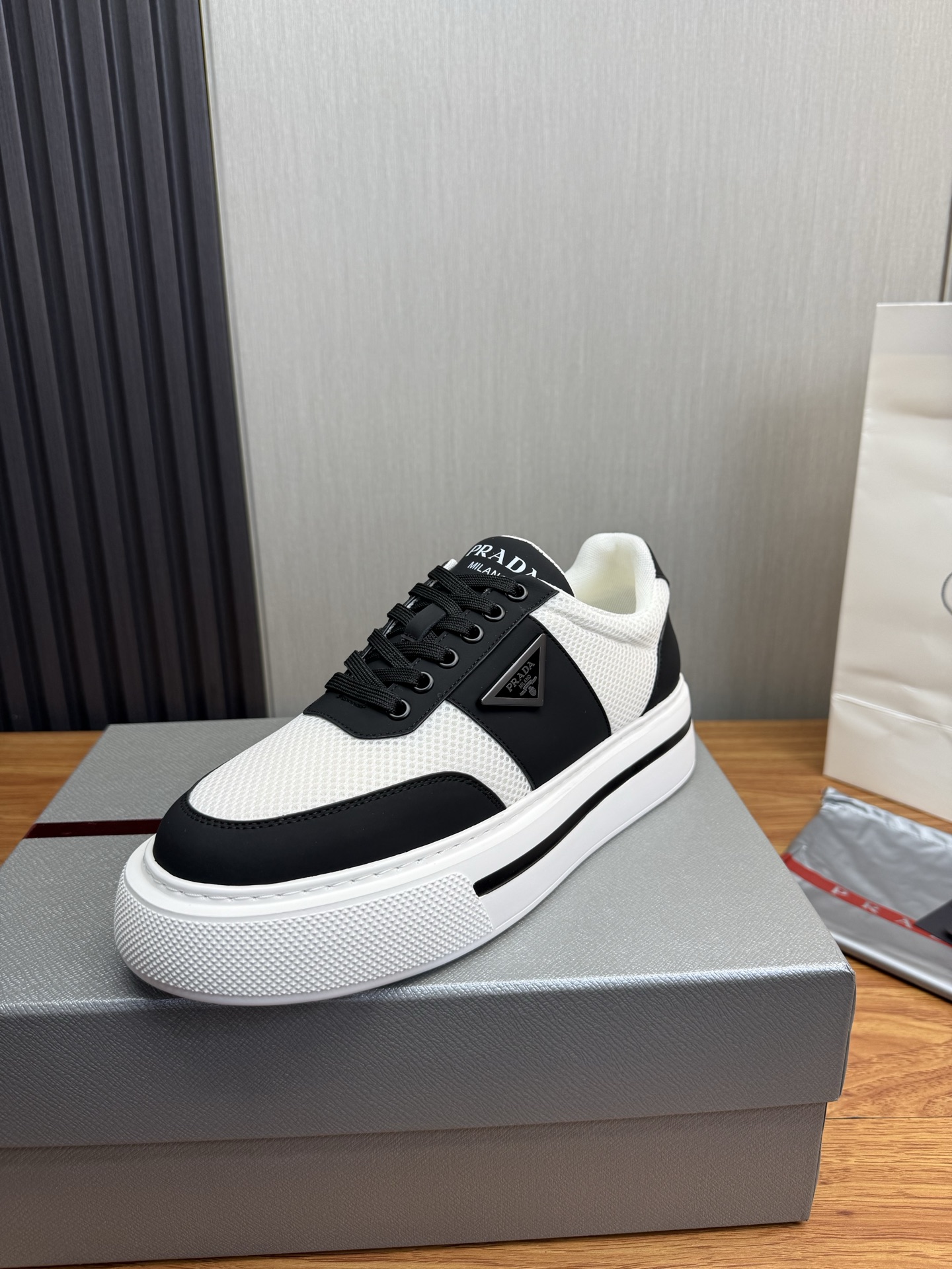 Prada Style Leather Men's Shoes Lookbook Reference image 1