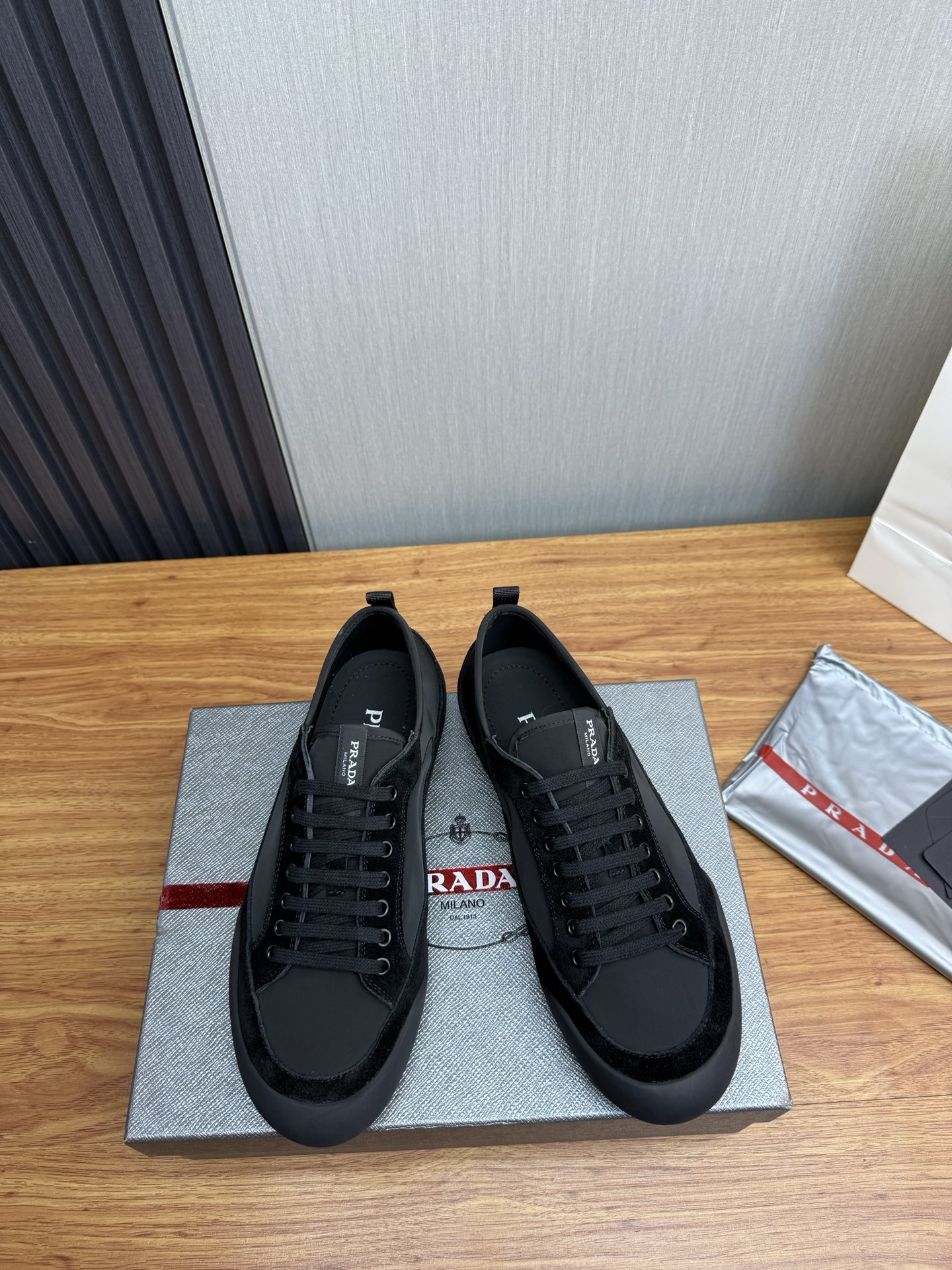 Prada Style Leather Men's Shoes Lookbook Reference image 2