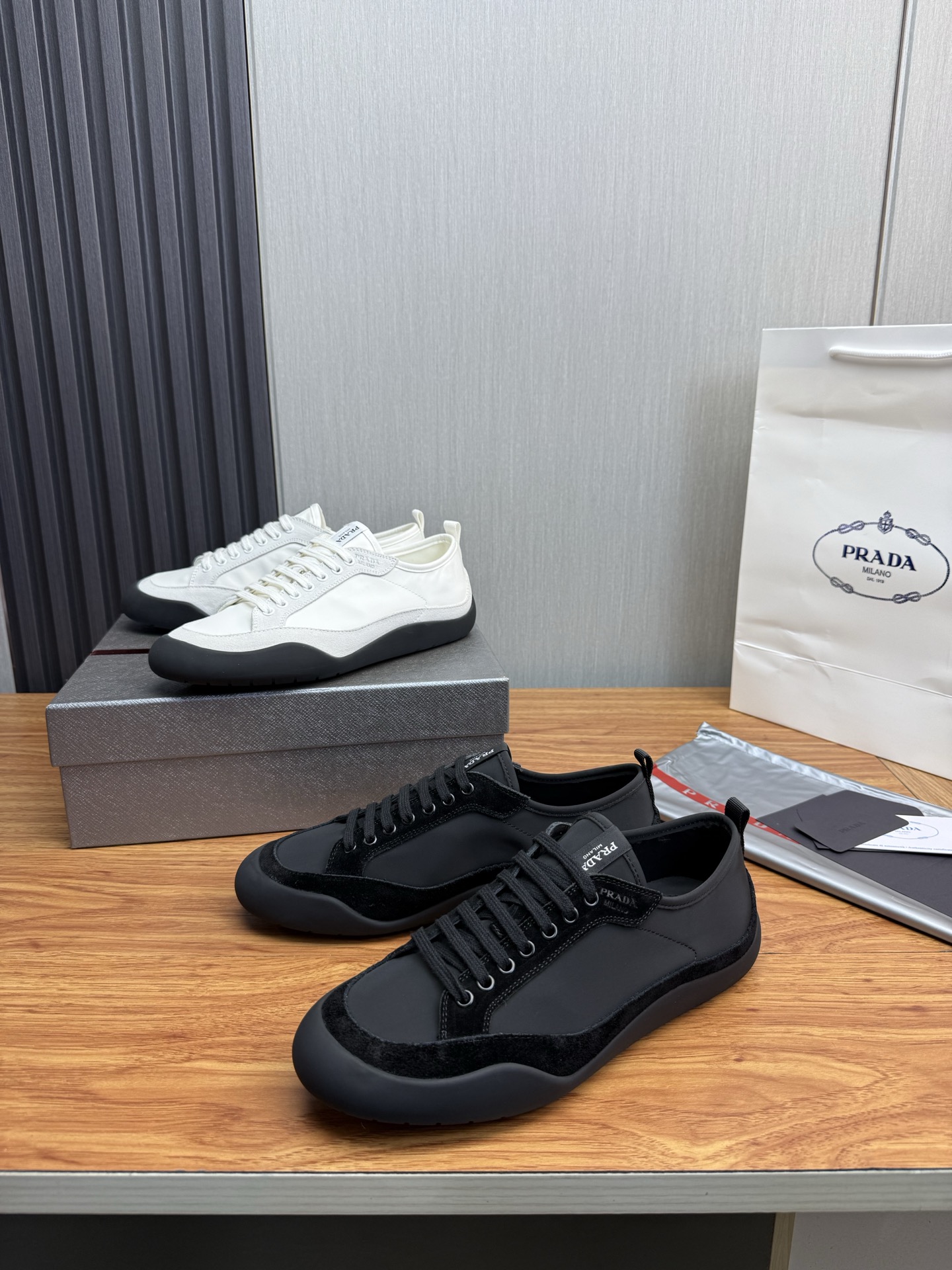 Prada Style Leather Men's Shoes Lookbook Reference image 1
