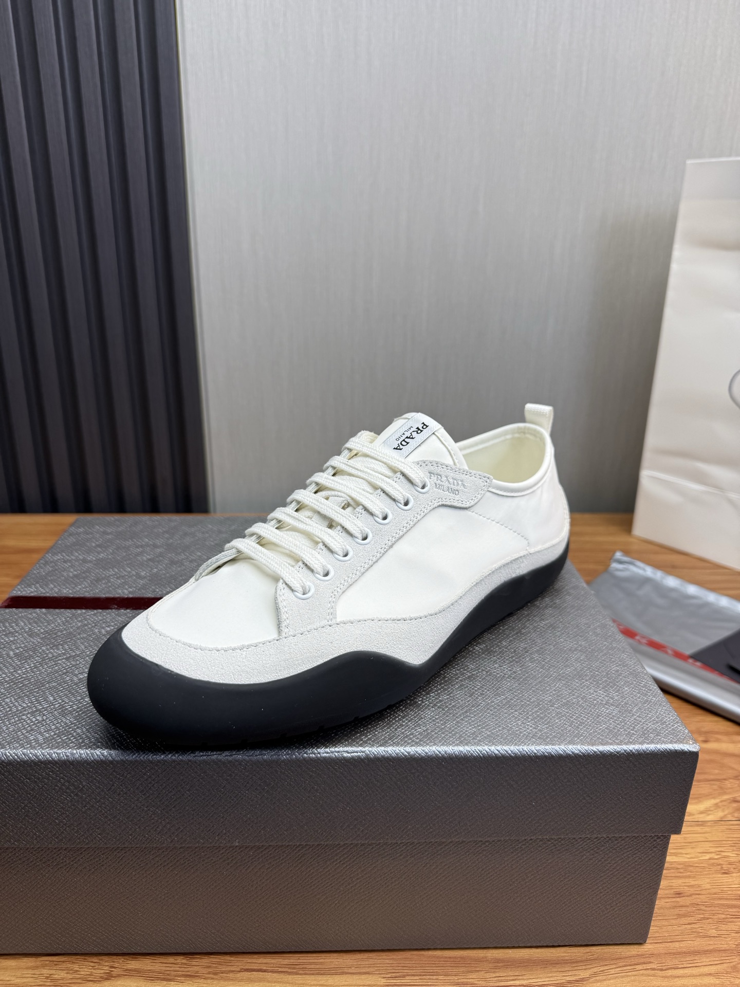 Prada Style Leather Men's Shoes Lookbook Reference image 1