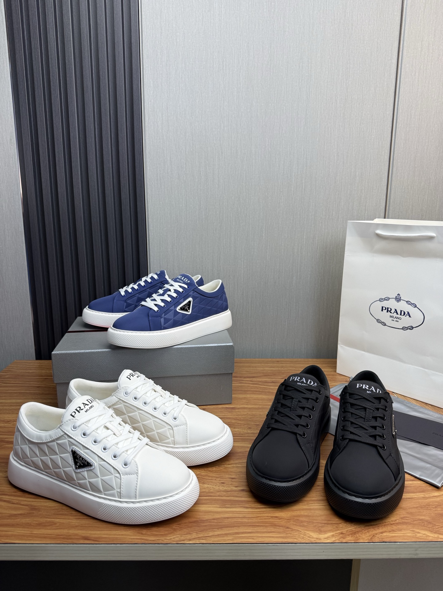 Prada Style Leather Men's Shoes Lookbook Reference image 1