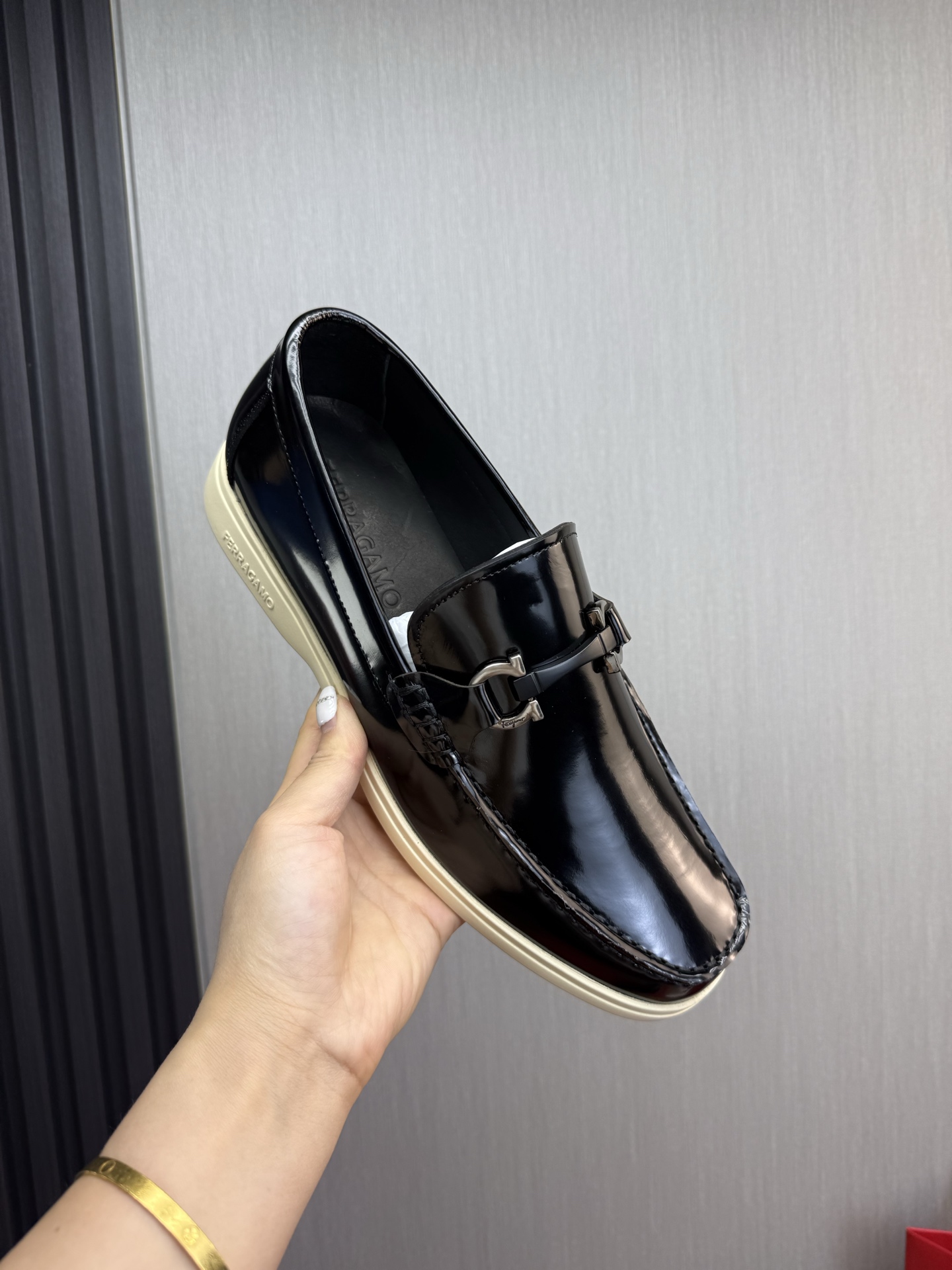 Ferragamo Style Leather Men's Shoes Men's Shoes Men's Shoes detail image 8 from source 783470