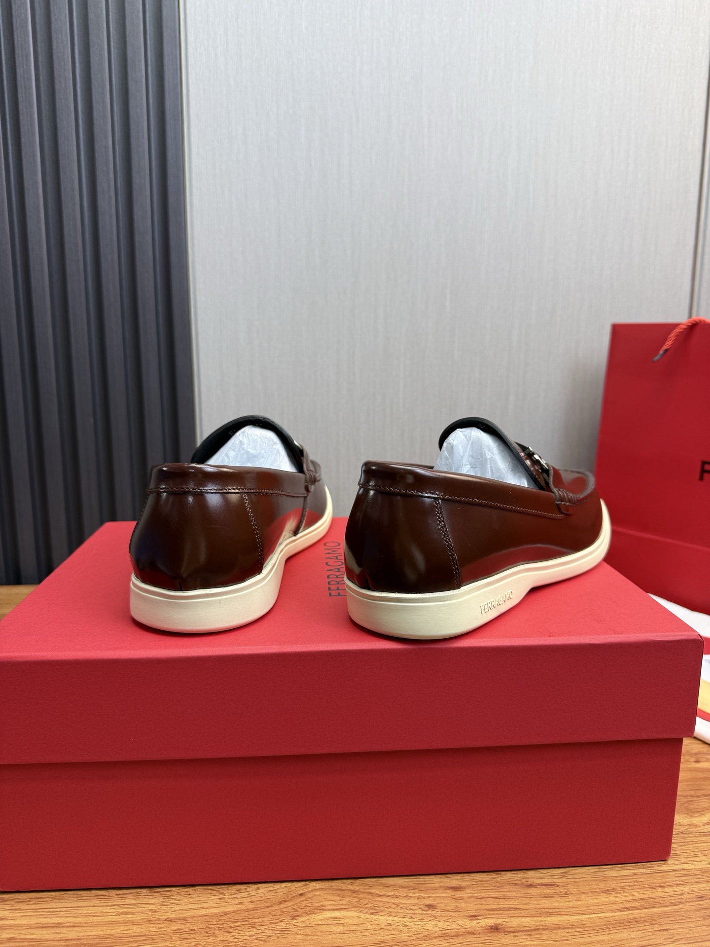 Ferragamo Style Leather Men's Shoes Men's Shoes Men's Shoes detail image 5 from source 783471