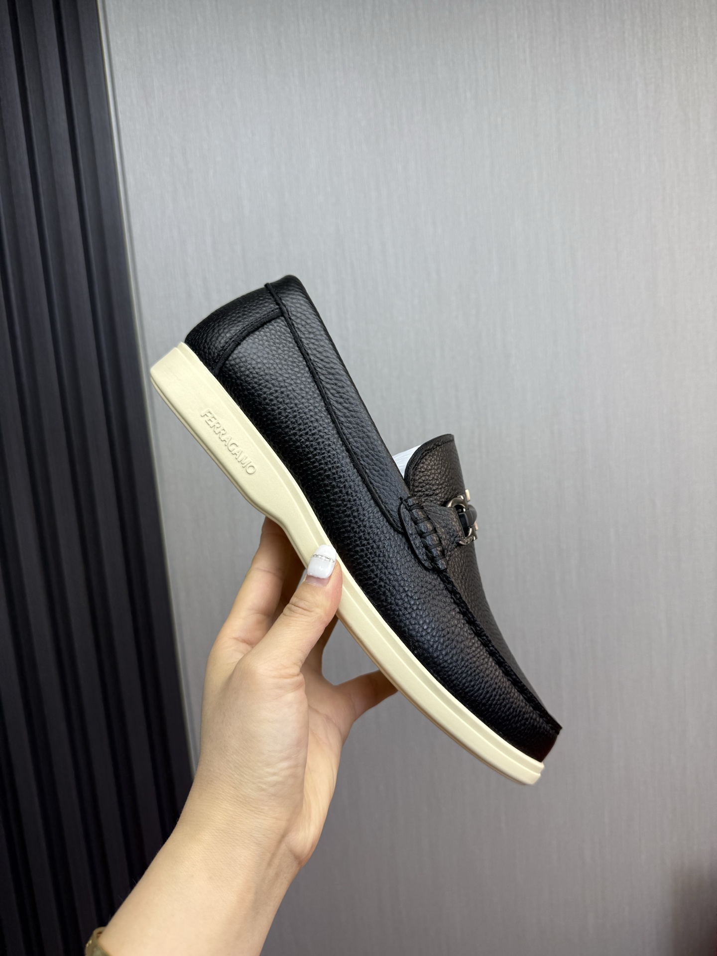 Ferragamo Style Leather Men's Shoes Men's Shoes Men's Shoes detail image 7 from source 783472