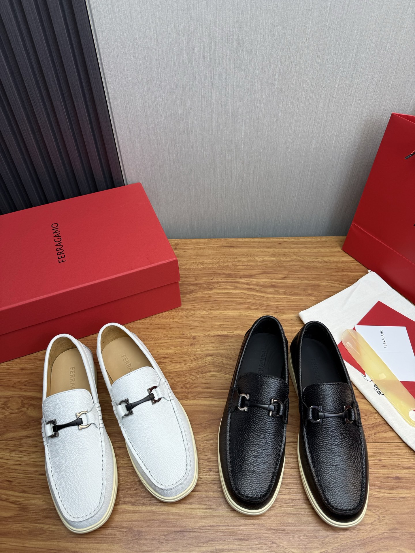 Ferragamo Style Leather Men's Shoes Lookbook Reference image 1
