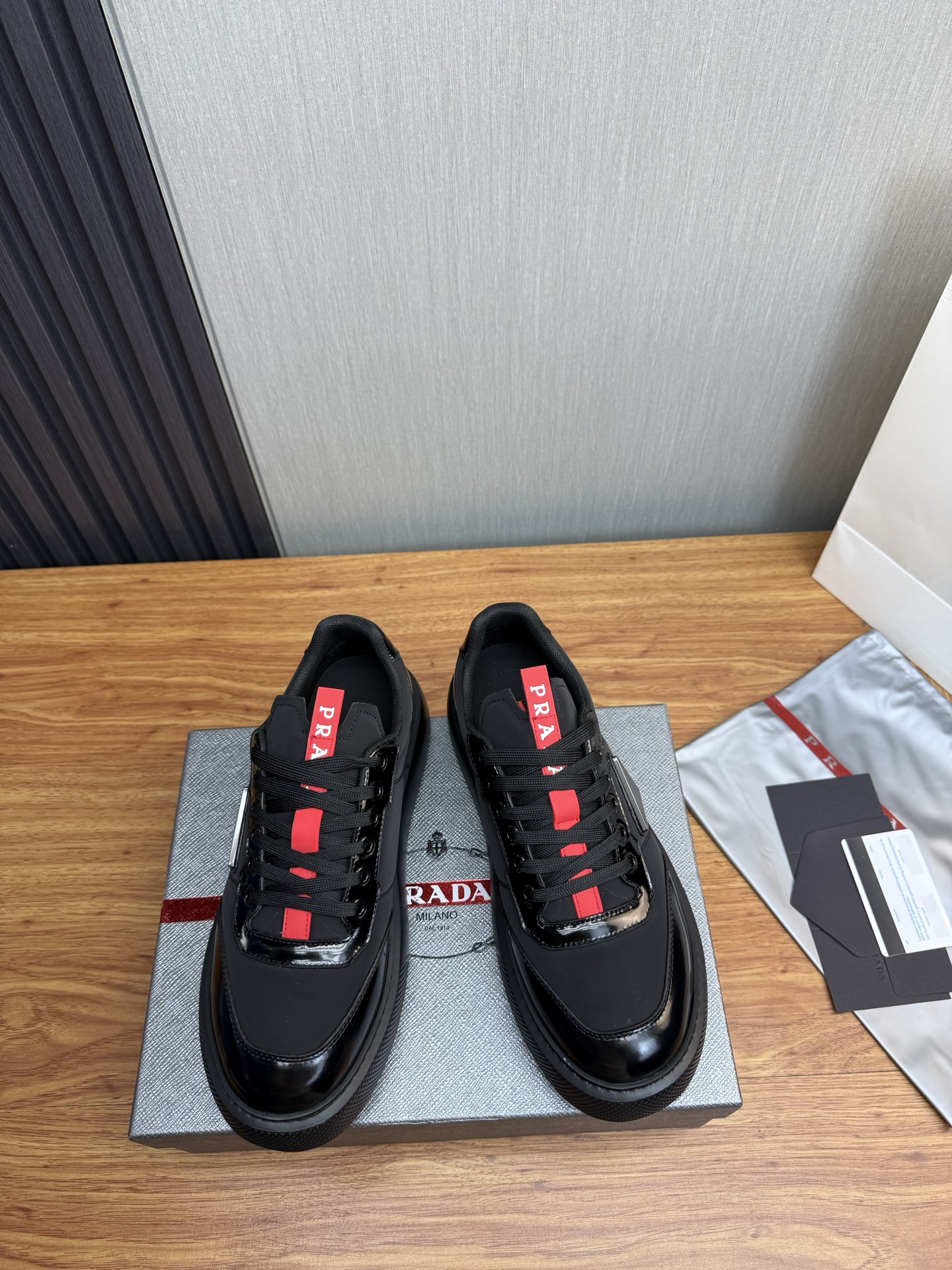 Prada Style Leather Men's Shoes Lookbook Reference image 2