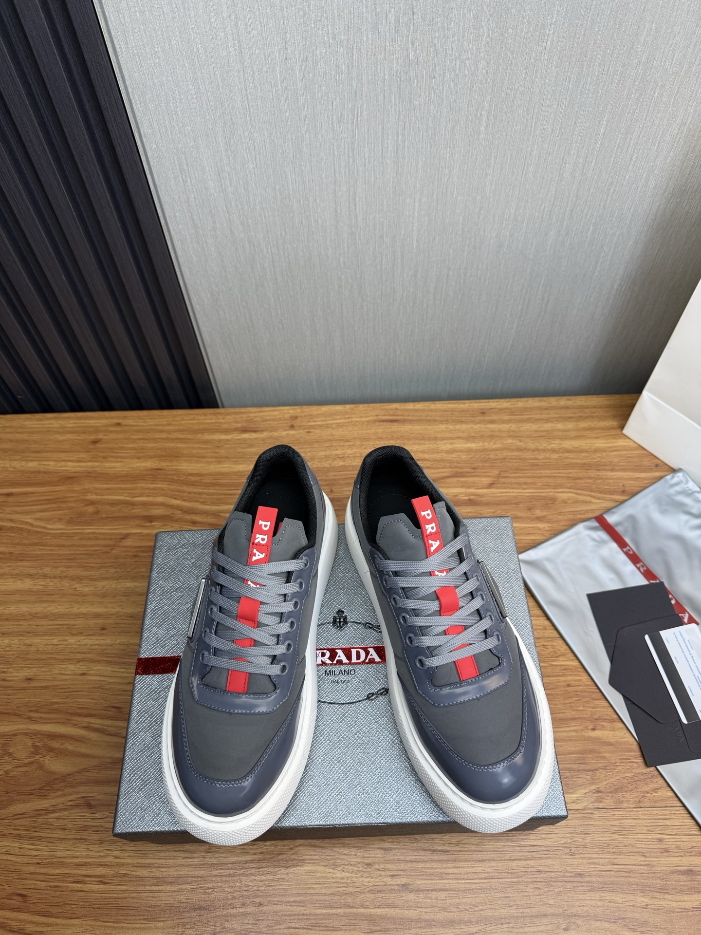 Prada Style Leather Men's Shoes Lookbook Reference image 2