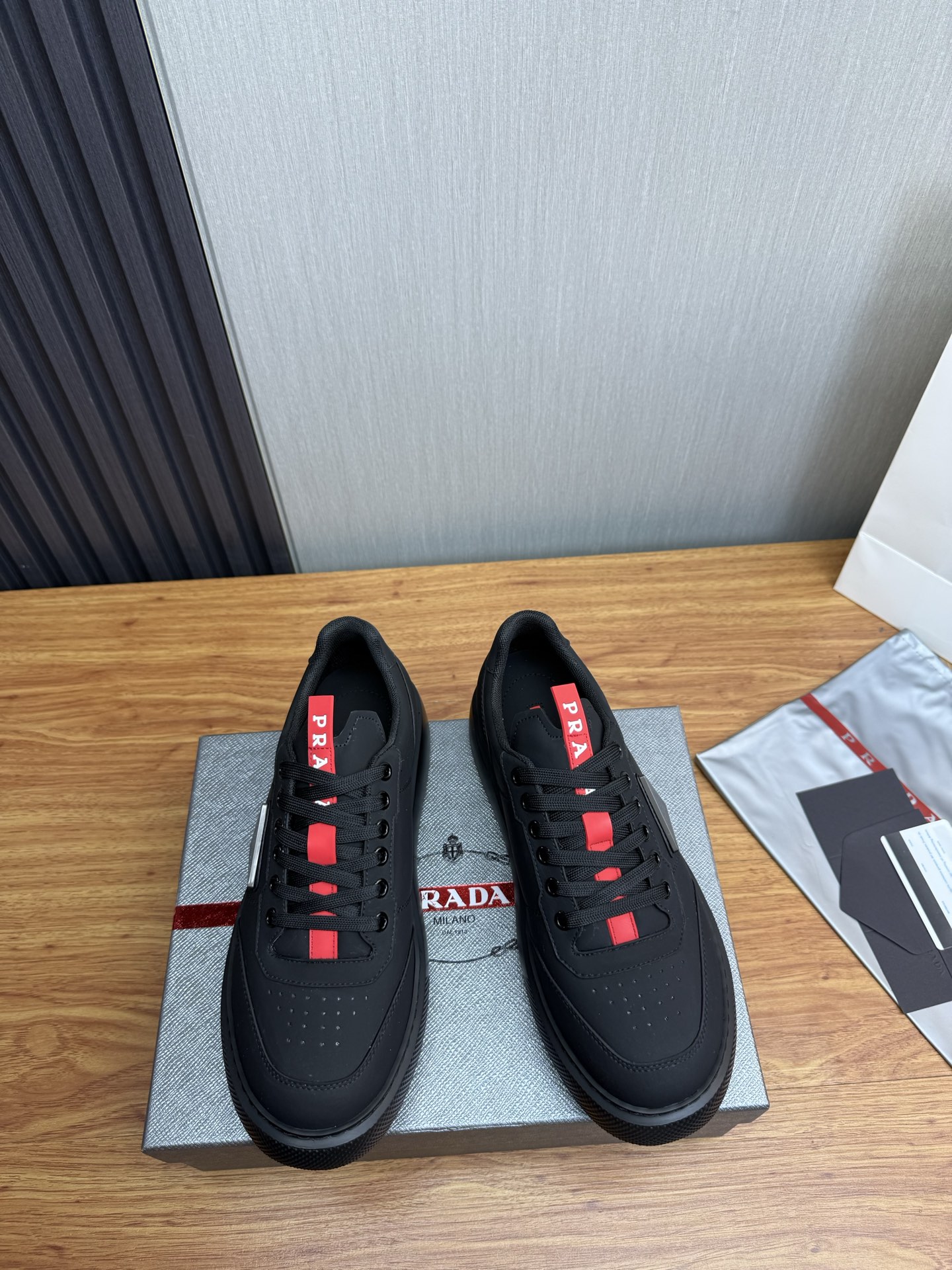 Prada Style Leather Men's Shoes Lookbook Reference image 2