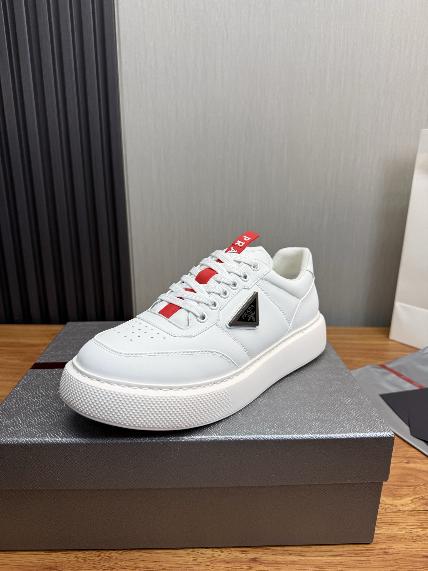 Prada Style Leather Men's Shoes Lookbook Reference image 1