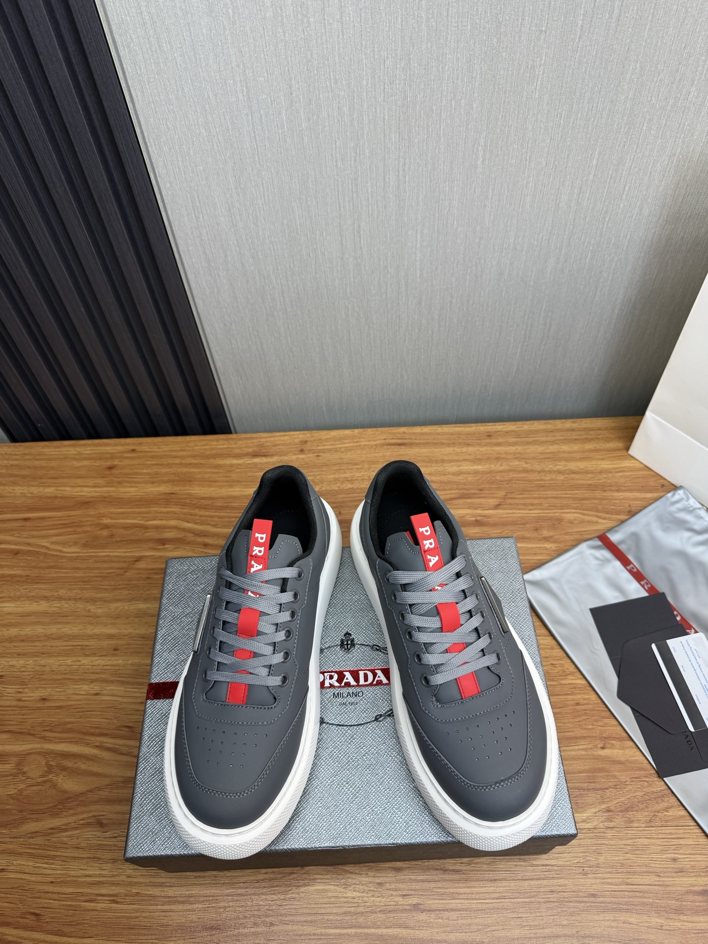 Prada Style Leather Men's Shoes Lookbook Reference image 2
