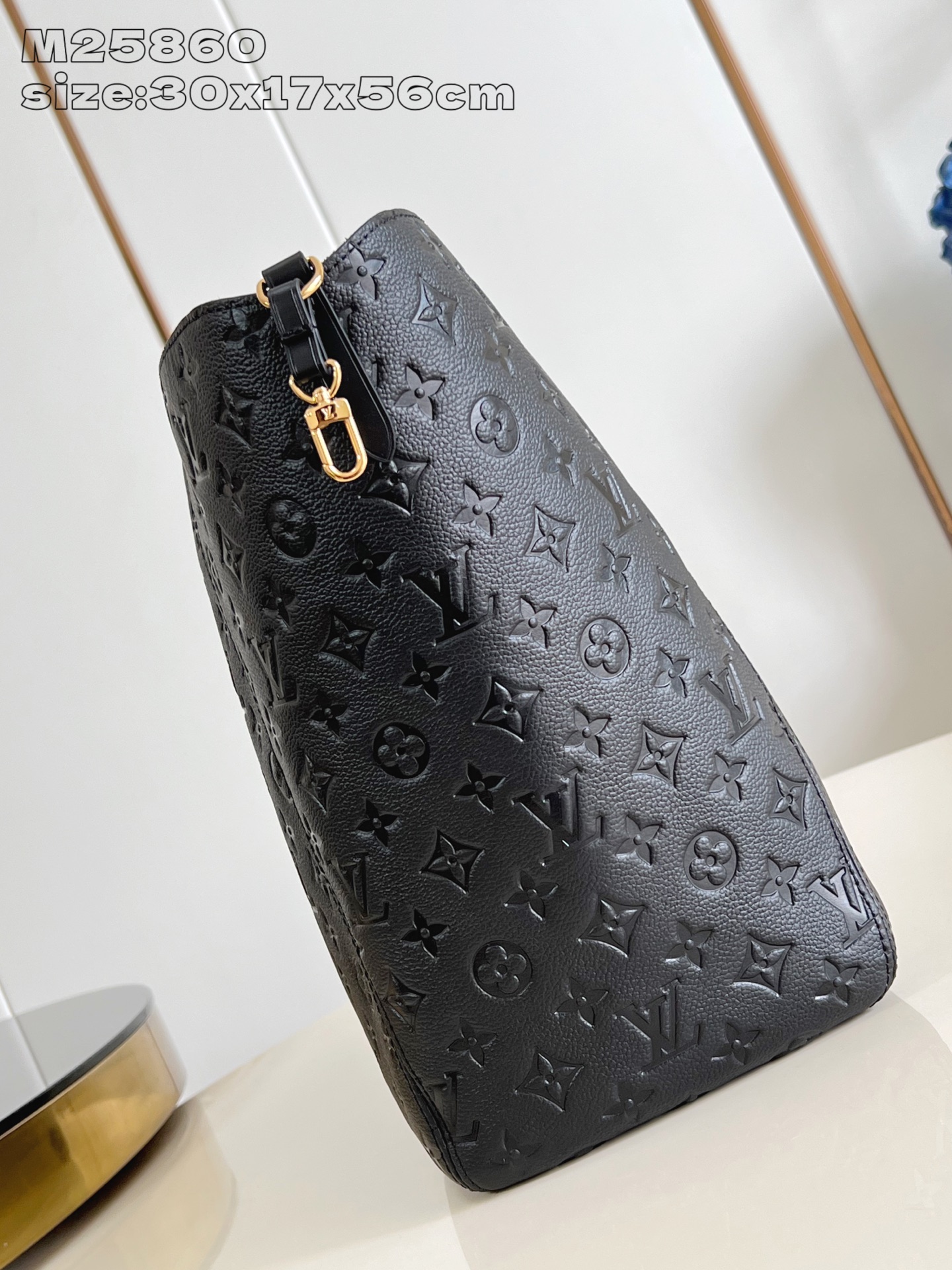Louis Vuitton All In One Black Embossed Leather Medium Tote Bag M25860 7 a1758854907881 5256