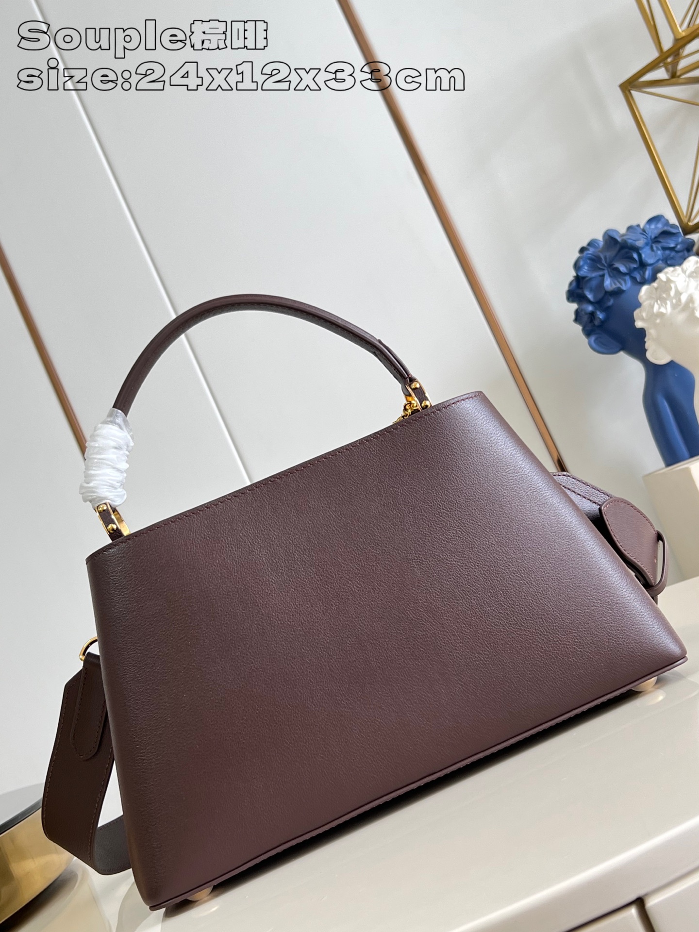 Louis Vuitton Capucines Souple Medium Bag - Brown Leather Handbag 5 a1758855744103 2700