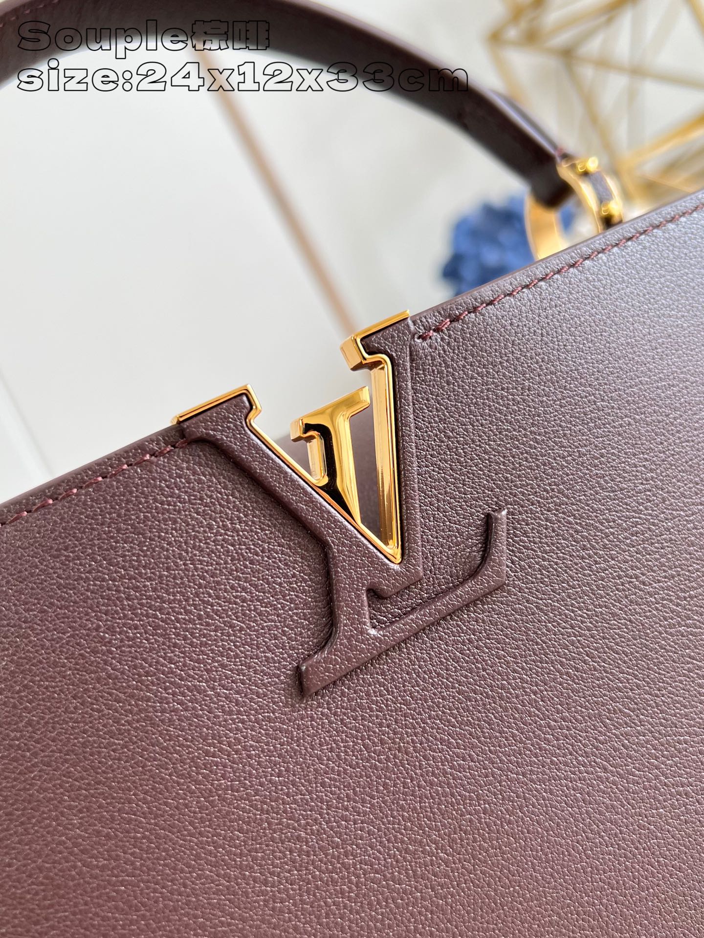 Louis Vuitton Capucines Souple Medium Bag - Brown Leather Handbag 3 a1758855744104 3225